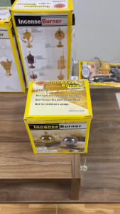 Bigmall ที่จุดธูปไม้กฤษณาไฟฟ้า รุ่นเสียบปลั๊ก มีสวิทซ์ เปิด-ปิด สไตล์อาหรับ No.Y1894 Y1895 Y1896 Y1897 Y1898