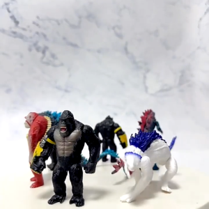 The New Empire Godzilla King Kong 2024 Giant Mechagodzilla Titan Shimo Scar King 16 cm Tall Godzilla Toy Action Figure