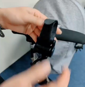 Mumystation Velcro Hook Rotatable Clip Hanger Double Hook For Bicycle Baby Stroller