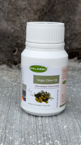 Halagel Extra Virgin Olive Oil in Gelatine Softgel 500mg (60 pieces)
