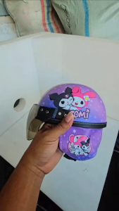 Helm Anak Usia 1-4 Tahun Motif Anak Laki-laki Super Lucu