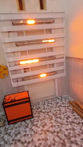 STROBOKACA ROTATOR Rooftop Atap/LED Bar Mobil 89cm untuk Truk dan Bus - 7 mode flashing pakai Remot