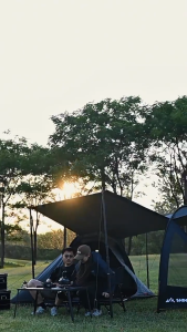 ShineTrip Tent Tunnel Tent 05 Series Stable and Durable Lightweight Sun-Proof Camping Tent Large Space Oxford Cloth