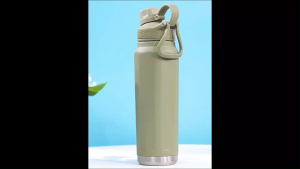 Sports Water Bottle Outdoor Portable Sports Kettle 800ml Large Capacity Double Vacuum Insulated Ice Water Cup