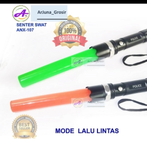 senter swat POLICE senter lalulintas ANX-107 MURAH