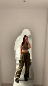 Celana Cargo Wanita Nuella | Celana Rose Cargo Fit to XL