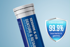 SESSOM & CO Denture and Retainer Cleanser 120 tablets