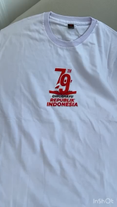 SJM KAOS 17an T-SHIRT MERAH PUTIH LENGAN PANJANG DAN PENDEK KATUN COMBED 30s
