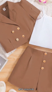 Setelan Anak Perempuan Rompi Kylie C646