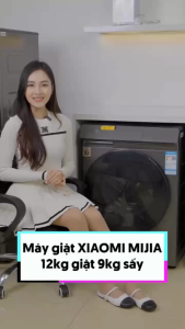 Máy Giặt Sấy Xiaomi Mijia MJ202 12KG Sấy 9KG Truyền Động Trực Tiếp