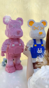 JC Nano Block Jumbo VIOLENT BEAR Mainan Anak Balok Susun Puzzle Bricks Education Toys Koleksi 3D DIY