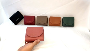 Fashion PU Leather Women Wallet Cute Zipper Multifunctional Foldable Coin Purse Dompet Wanita Perempuan (W-045)