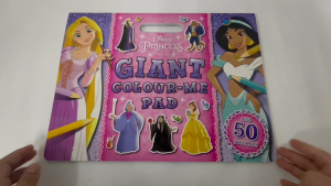 Disney Princess Giant Fun Colouring Pad Book With Stickers For Kids