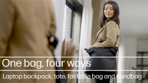 HP 14-inch Convertible Laptop Backpack Tote - 3 Years Local Limited Warranty