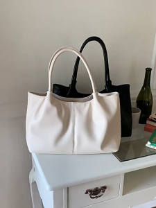 Korean Style Niche Fashion Tote Bag Large Capacity Daily Commuter Shoulder Bags for Women