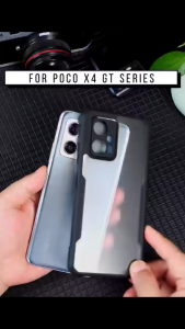 Xundd [Original] Beatle Clear Hybrid Shock Proof Armor Case for Xiaomi Poco X4 GT (Black)