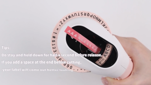 Phomemo เทปฉลากพลาสติก ลายนูน 3D สีขาว ดํา แดง น้ําเงิน เขียว สําหรับเครื่องทําฉลาก E975