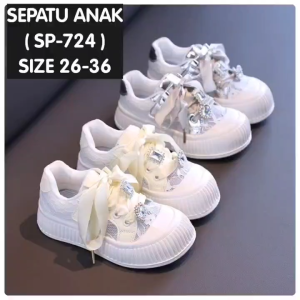 (CC-JKT) SP- 724 SEPATU TRANSPARAN VELCRO TALI PITA MANIK LOVE SIZE 26-36