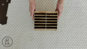 48ช่อง กล่องเก็บโทรศัพท์มือถือแบบหลายช่อง ที่จัดระเบียบเดสก์ท็อปทำจากไม้ สำหรับห้องเรียนสำนักงาน