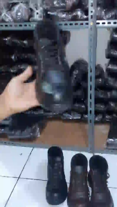 Sepatu Boot Pria Kulit  / Sepatu Safety / Sepatu Boots Pria / Sepatu Formal / Sepatu Casual / Sepatu Kerja / Sepatu Cowok / Sepatu Laki-laki / Sepatu Boots Safety Kickers Kulit Murah Berkwalitas