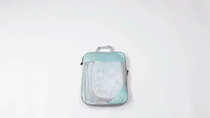 ACTIVEONE 4pcs Compression Packing Cubes Set Travel Nylon Waterproof Storage Bag Portable Luggage Suitcase Organizer Extensible Packing - Fulfilled by ACTIVEONE