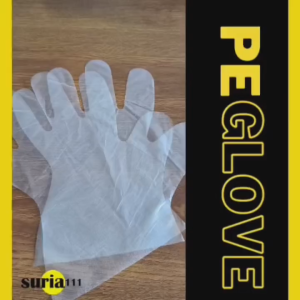 HDPE Glove (L) - Disposable Transparent Multi-Purpose Kitchen Food Preparation