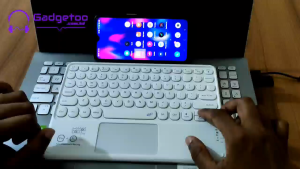 Bàn phím Bluetooth 5.0 không dây tích hợp chuột touchpad hiệu Coteetci Portable thành máy tính bảng thành Laptop