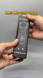 Wake A820 Stem Sepeda MTB 0-60 Derajat OS 31.8mm 90 110 130mm Adjustable Bike Stem Riser Alloy