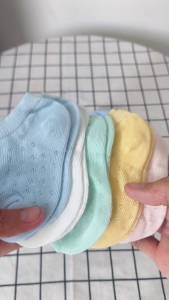 [SET 10] Đôi tất lưới mùa hè cho bé trai và bé gái từ 0- 2 tuổi Tất lưới cổ ngắn chất liệu cotton mềm mại sử dụng mùa hè cho bé