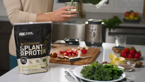 Optimum Nutrition Gold Standard 100% Plant Based Protein Powder - 1.76 lb (20 Servings) ฟื้นฟูร่างกาย เสริมสร้างมวลกล้ามเนื้อ 100% ในขนาด 20 ชั่วโมง