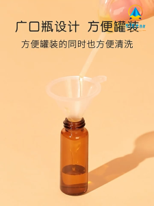 50Pcs 1/2/3/5ml Dropper Sub-Bottle Portable Small Empty Bottle Travel Transparent Glass Jar Daub-Type Essential Oil Bottle Sample Essence Bottle oil bottleglass  cosmetics small empty  sample empty bottle portable small empty bottle glass straw bottle