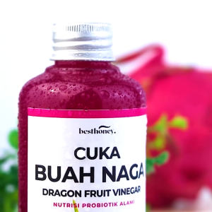 Cuka Buah Naga Asli Original With Mother 500ml / Cuka apel asli original ori untuk obat Cuka buah naga