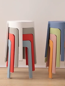 เก้าอี้ เก้าอี้พลาสติก เก้าอี้พลาสติกไม่มีพนักพิง เก้าอี้กลม เก้าอี้นั่ง เก้าอี้หัวโล้น เกรดเอ สีสดใส คุณภาพดี วัสดุพลาสติก PP คุณภาพดี Plastic chairพร้อมส่ง🛒💌