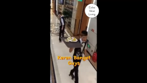 Nampan Anti Slip Bulat Karet Baki Hotel Restoran Coklat Non Slip Tray