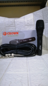 Crown M-950 Professional Cardioid Microphone: High-Quality Voicecoil & 10m Cord
