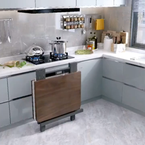 โต๊ะกินข้าว โต๊ะไม้พับได้ โต๊ะพับ โต๊ะสนาม โต๊ะแคมป์ปิ้ง โต๊ะห้องอาหาร โต๊ะพับได้ ทรงสี่เหลี่ยม ทรงกลม ไม่ต้องประกอบ