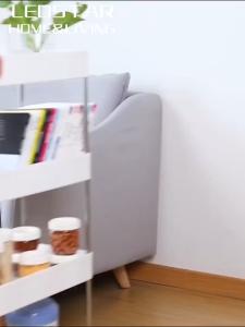 4 Layer Bath Rack & Rolling Trolley: A Complete Kitchen & Room Storage Solution