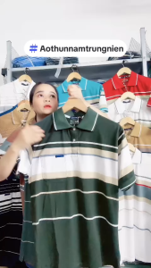 Áo Polo thun nam lớn tuổi có túi BIG SIZE 90KG Hàng VNXK Áo thun nam trung niên có túi  chất liệu cotton 100%