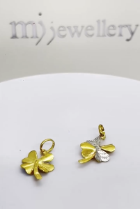 MJ Jewellery Gold Clover Leaf Pendant B157  375 Gold & 916 Gold