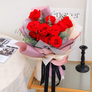 Ready Stock: 20 Pcs Two-Sided Colored Flower Wrappers 58x58cm Gift Wrapping Paper