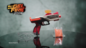 Exclusive Nerf Pro Gelfire Legion Spring Action Blaster 130 Round Hopper Ages 14 & Up