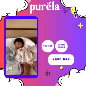 Purela Nourishing Baby Lotion 60gr Membantu Mencerahkan dan Melembabkan Kulit