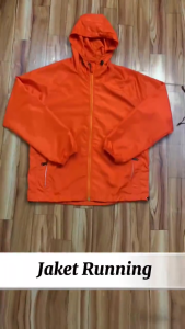 Saiber Jaket Jogging Parasut Anti UV Waterresistant Windbreaker