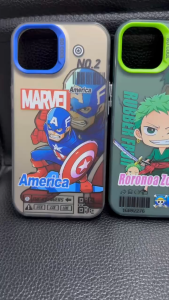 เคสโทรศัพท์ กันกระแทก iPhone 11 11PRO 11PROMAX XS XR IP12 12pro 12promax iPhone13 13pro 13promax iPhone14 14pro 14promax IP15 IP15PRO IP15PROMAX การ์ตูน พกง่ายๆ การป้องกันการตก Case