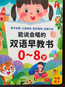[SG STOCK] Bilingual Talking Education Book Interactive Audio Point Reading Books Baby Early Childhood USB Toys Gift