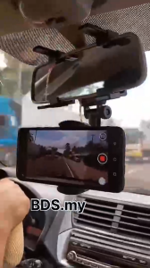 CAR REAR VIEW MIRROR MOUNT MIRROR Phone Holder Cermin Phone Holder MOUNT GPS Waze Holder REAR VIEW MIRROR Phone Holder