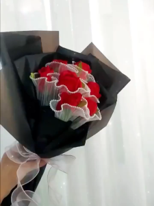 4 Yard/Bag Fresh Flower Wrapping Mesh Pearl Wave Yarn Pearl Yarn Flower Wrapper For Flower Shop