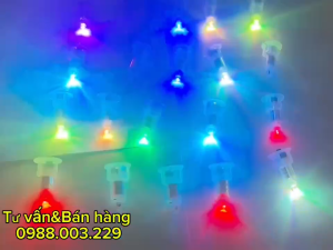 COMBO 05 ĐÈN LED MINI DÙNG PIN - lắp vào đèn lồng đèn trung thu đồ chơi trẻ em... 7 MÀU CÓ CHỚP