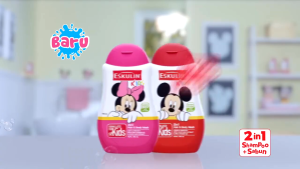Eskulin Kids 2in1 Hair & Body Wash 280ml - Sabun Bayi