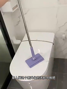 TAGO MALL ไม้ถูพื้น ไม้ถูฝุ่น ด้ามจับยาว  ดีไซน์มาสำหรับใช้กระดาษทิชชู่แห้งและเปียก สามารถเปลี่ยนใช้ทำความสะอาดได้